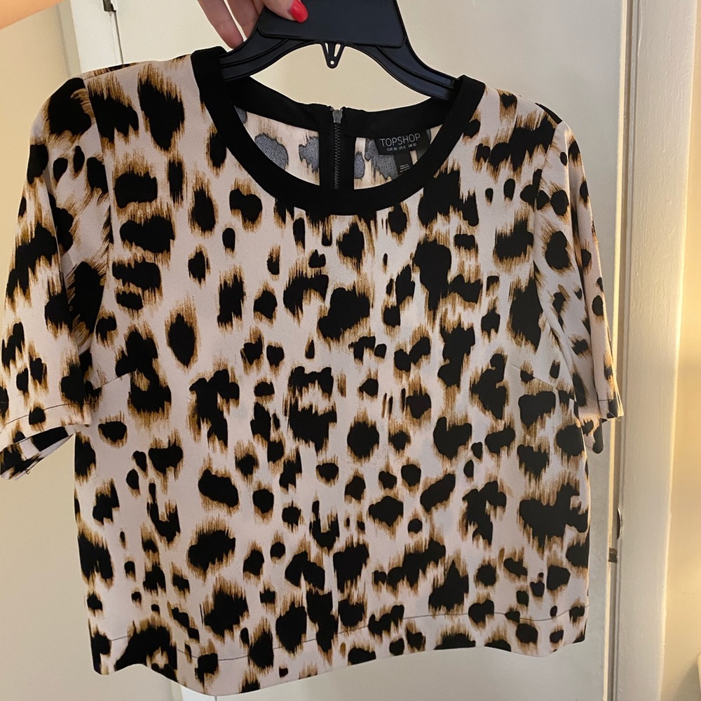 Leopard blouse